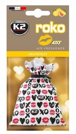 K2 ROKO ZAPACH SAMOCHODOWY WORECZEK GREJPFRUT 25G