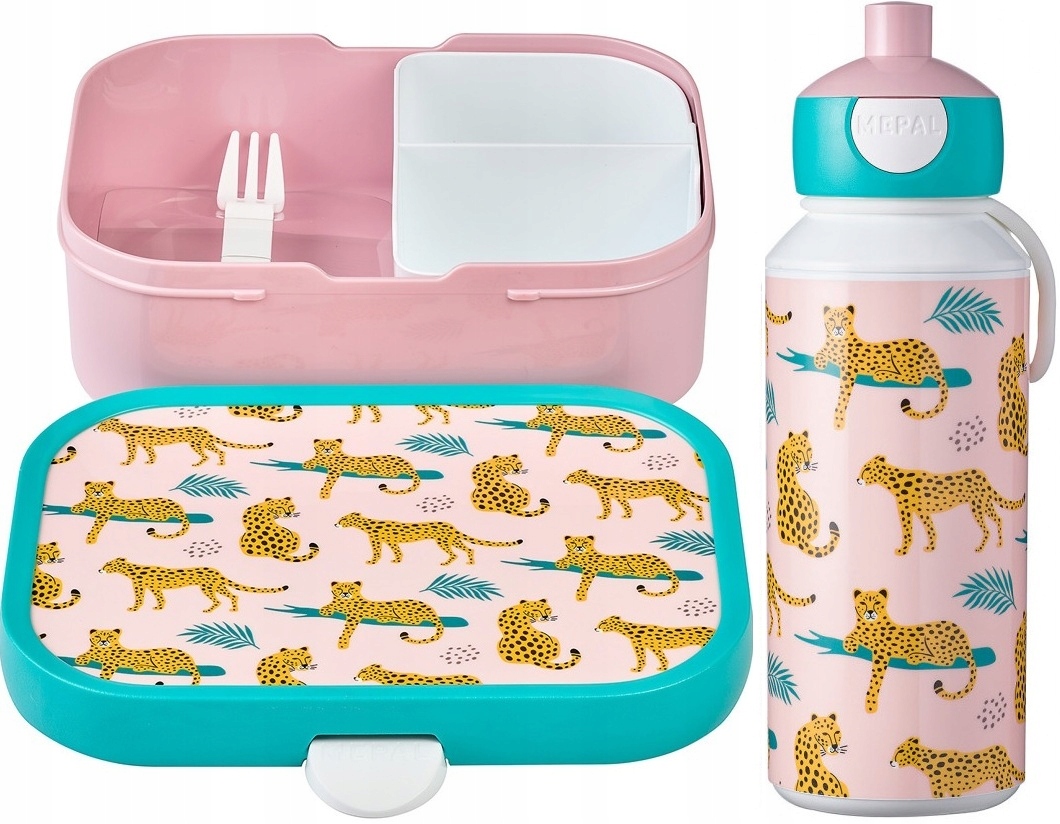 

Mepal Śniadaniówka Lunch Box Bidon Dziecka Leopard