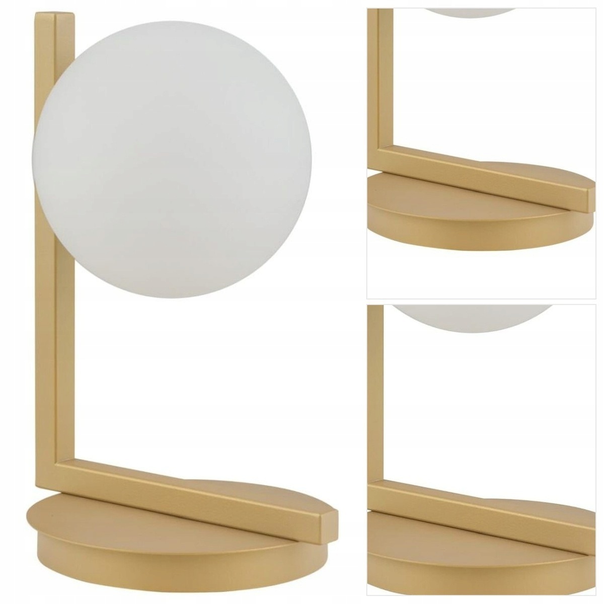 Bílá Andy stolní moderní design u postele v ložnici Sigma Lighting
