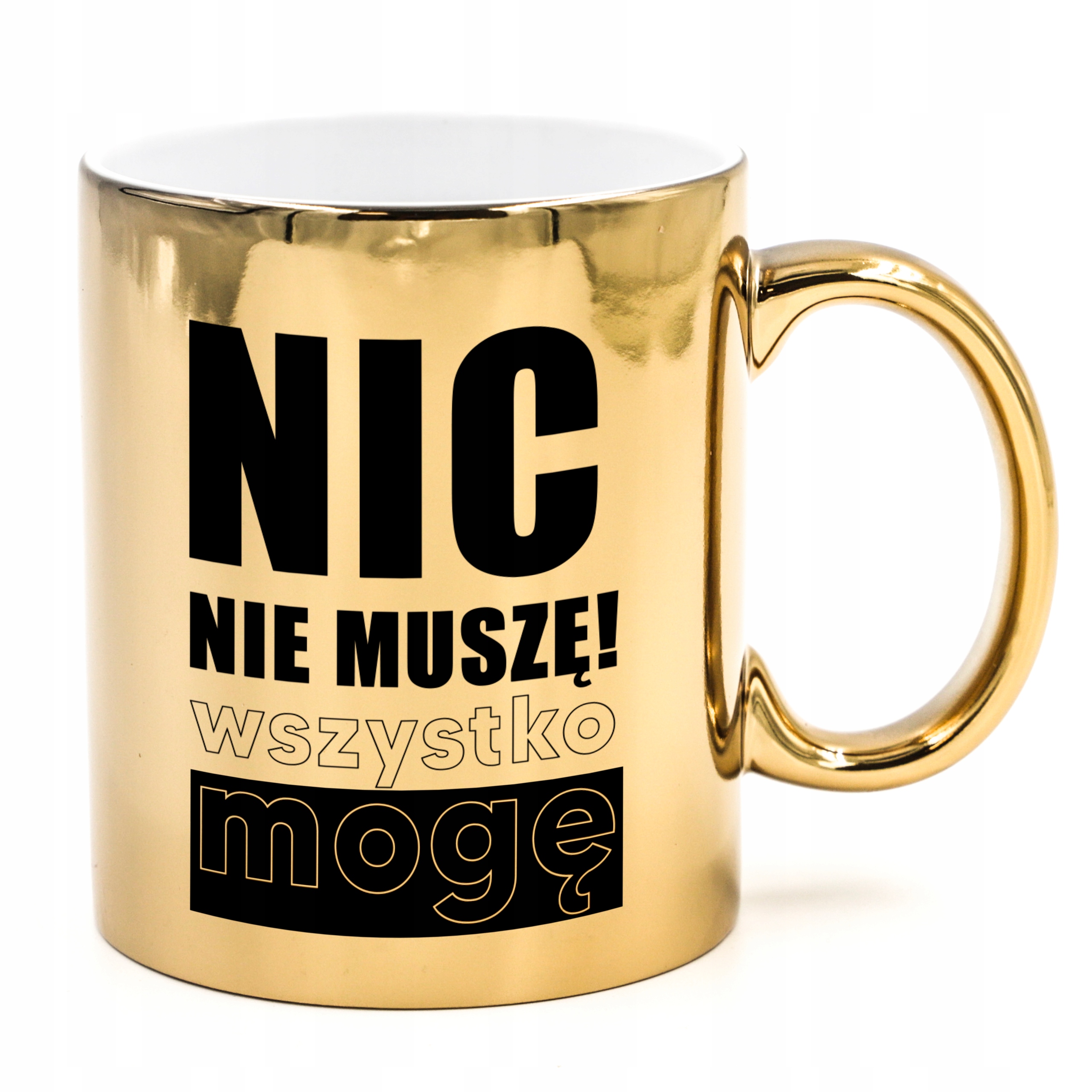 

Kubek Złoty Błyszczący Wiele Wzorów