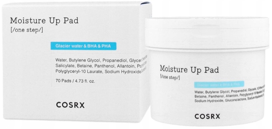 Cosrx One Step Moisture Up Pad Płatki nawilżające do twarzy 70 sztuk