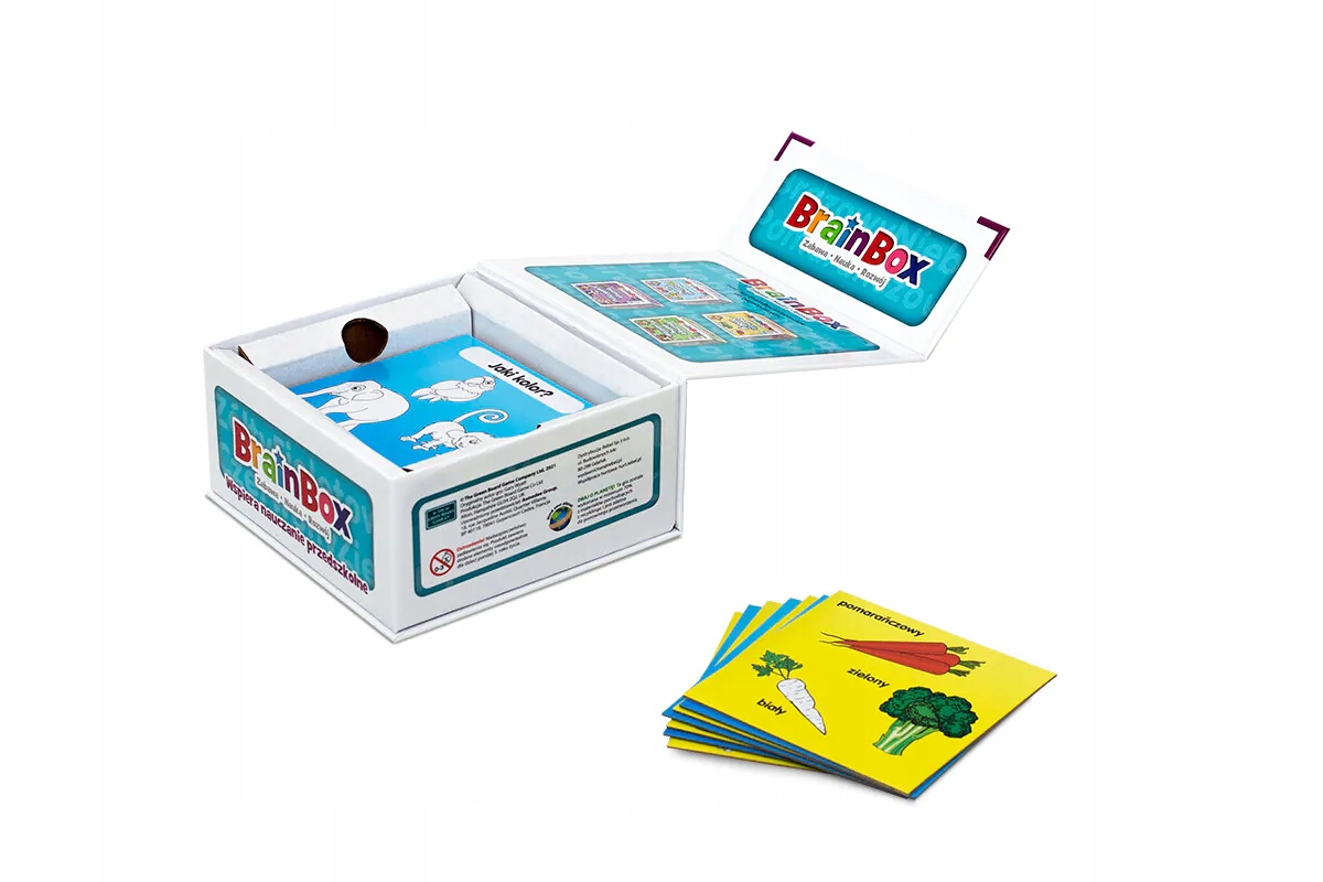 BrainBox - Poznaję kolory - gra edukacyjna PL Typ Podstawa