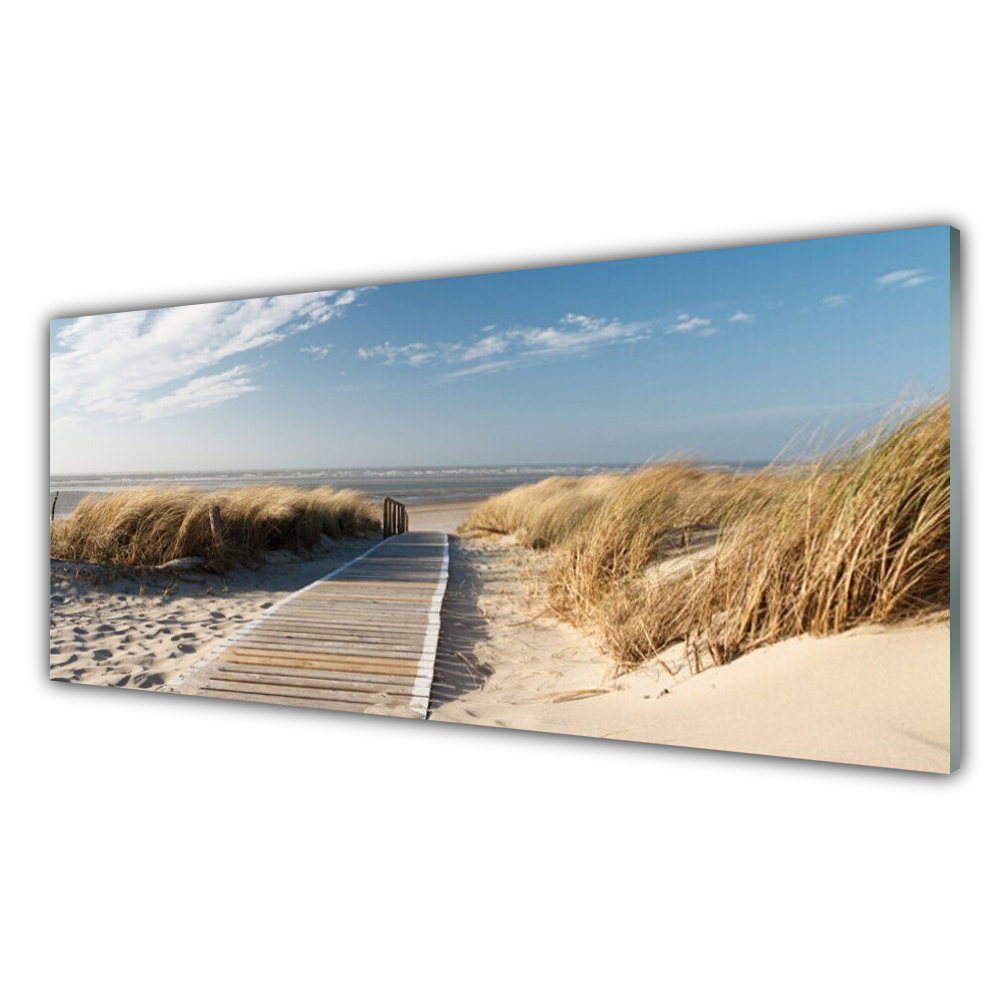 

Obraz z nadrukiem 125x50 Plaża Ścieżka Krajobraz