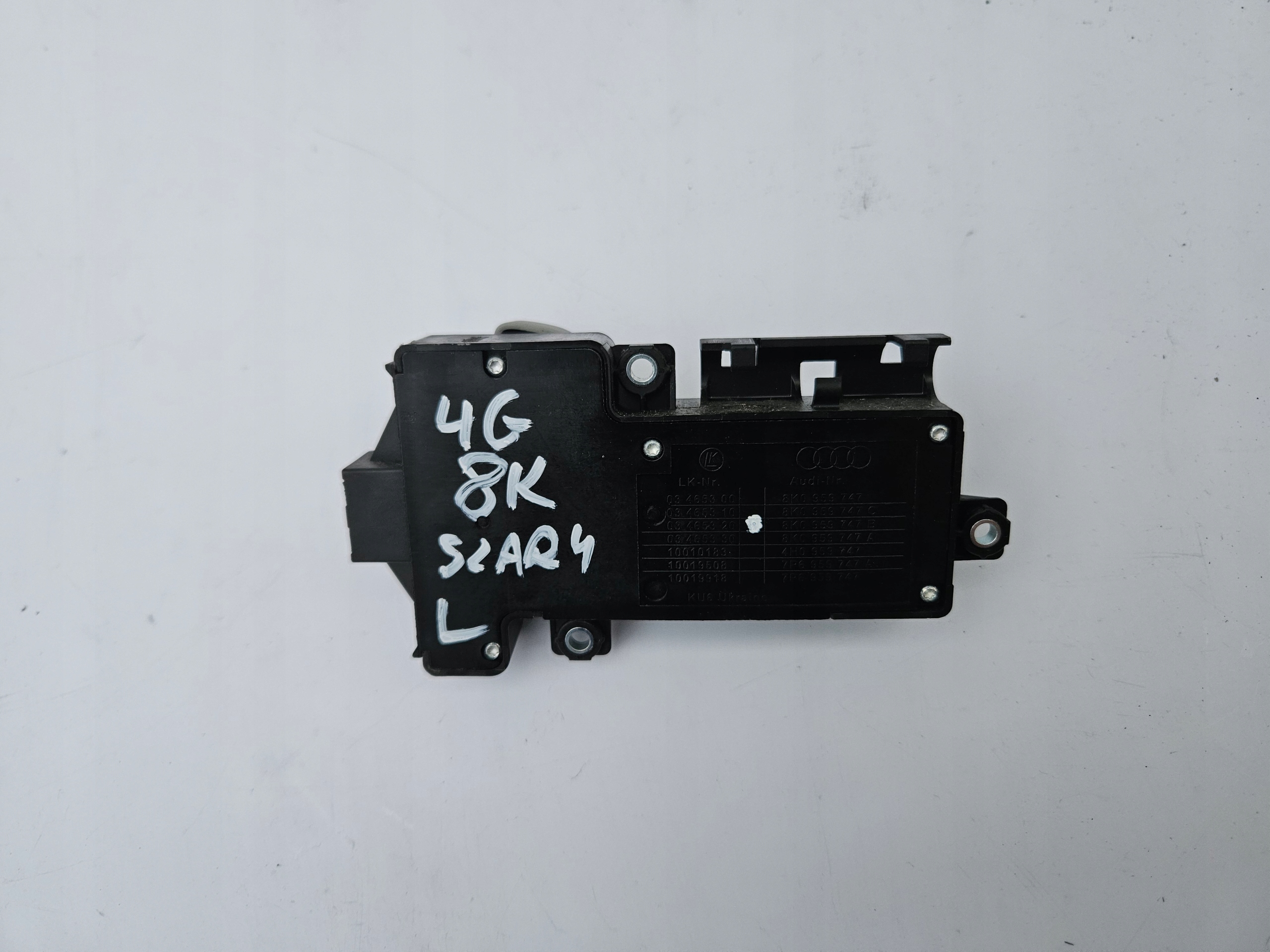 button control POSUWU seat driver´s AUDI A4 B8 A6 C7 A7 4G grey