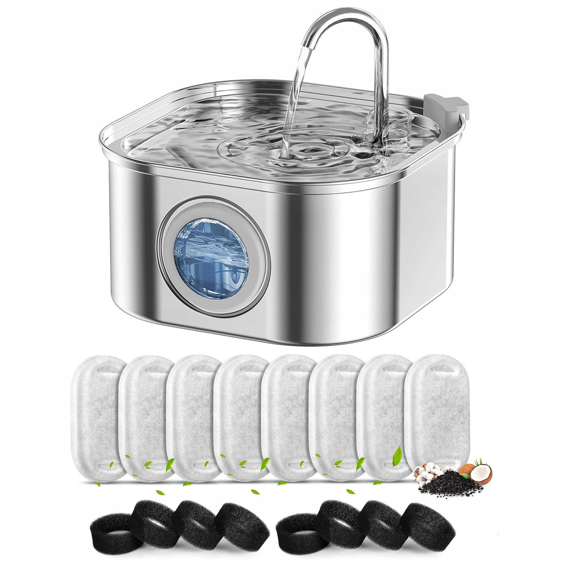 Levně Automatická Fontána s pítkem pro Pro Kočky a psy, tichý filtr, 3 200 Ml