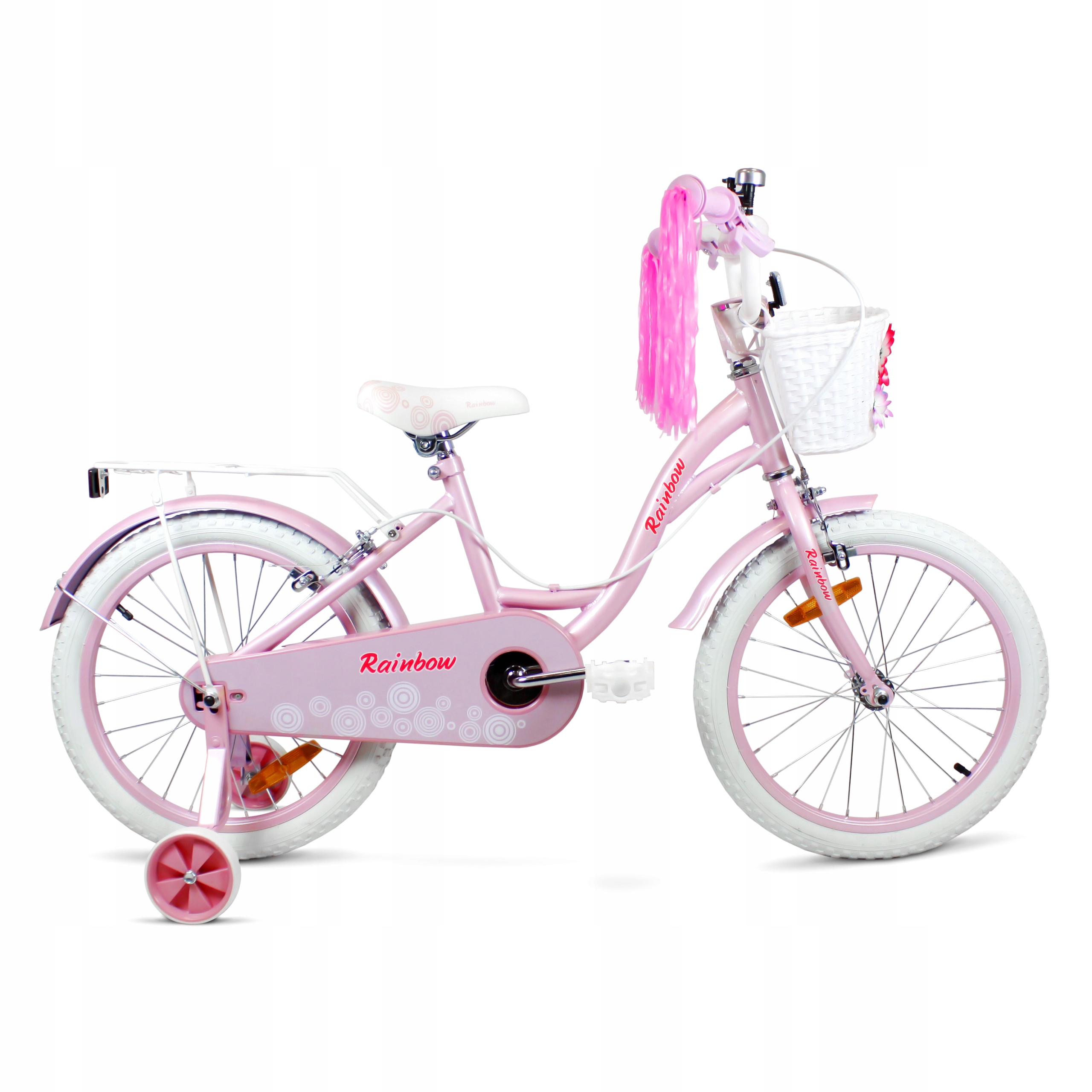 Rower dziecięcy SIrox Rainbow Pink-Perl koło 16" Różowy/Perłowy