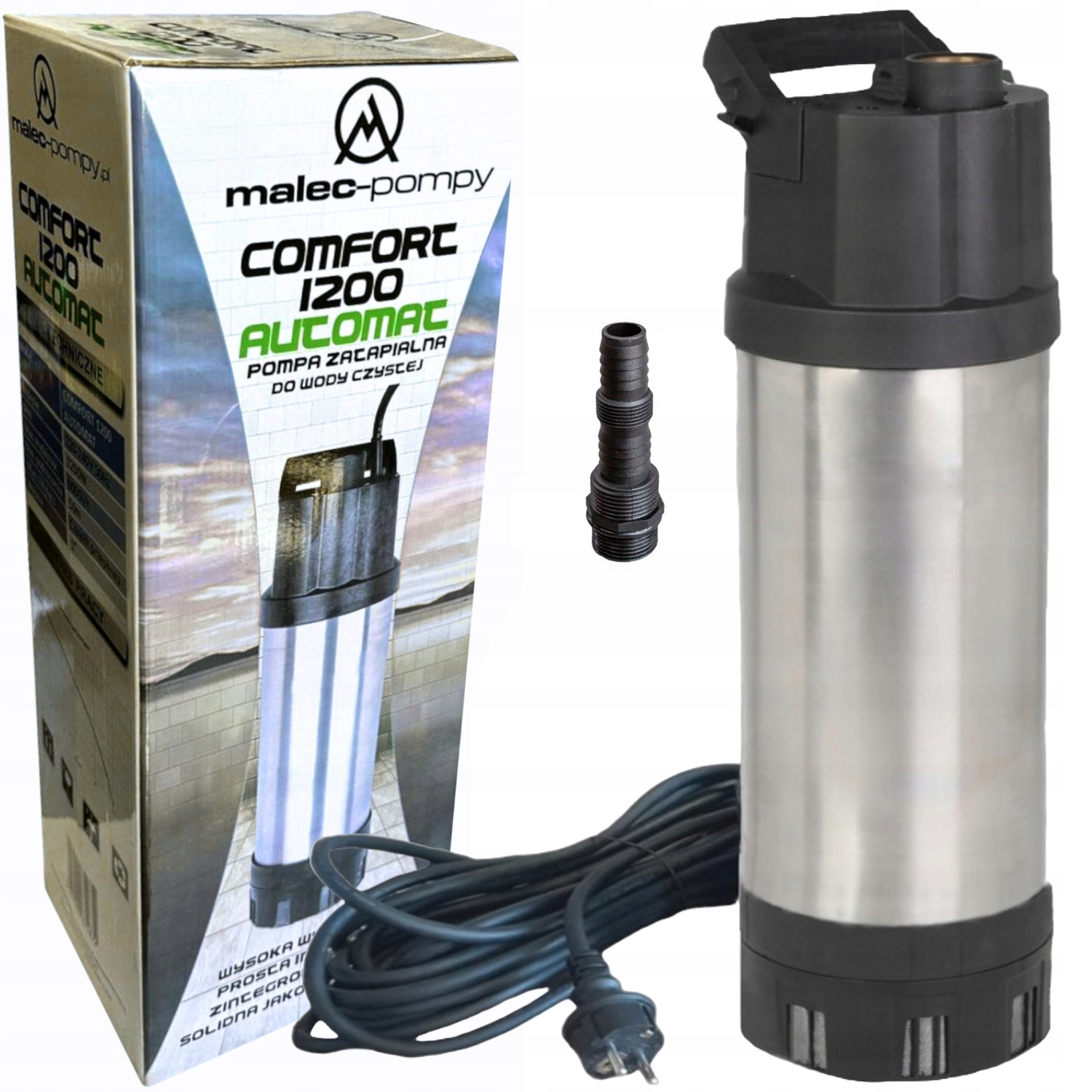 Pompa Comfort 1200 Auto Czystej Wody Deszczówki Nawadniania 6000l/h Automat