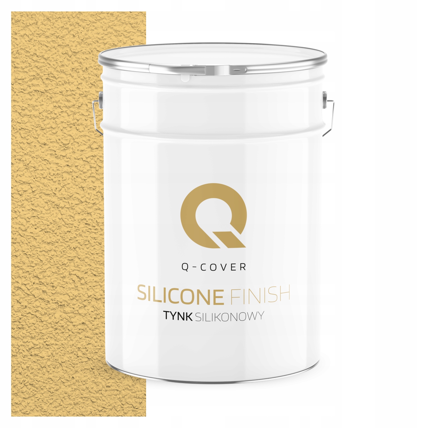 Silikonová Fasádní Omítka Žlutá 15 Kg Beránek Granulace 1.0 mm F645