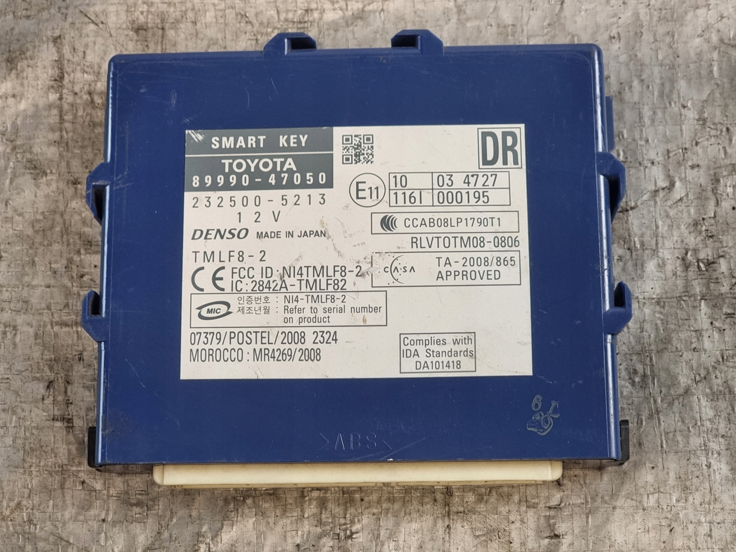 module control unit SMART KEY OE 89990-47050 TOYOTA PRIUS III 09r
