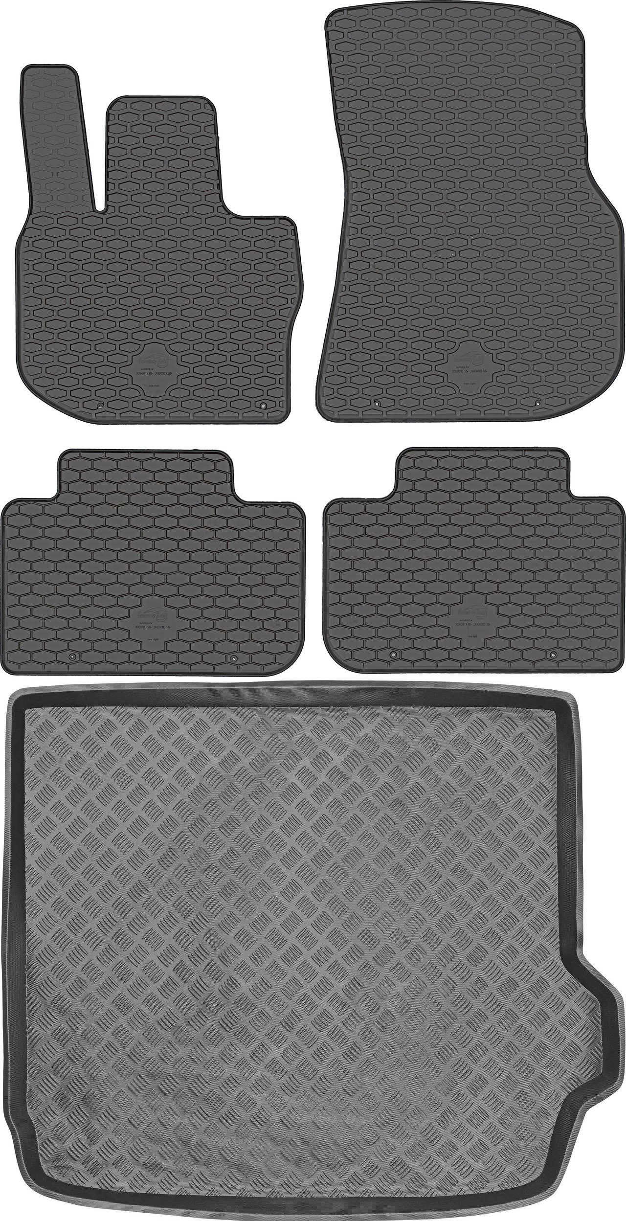 Bmw X4 G02 Suv M40i 2019- Koberce batožinový priestor