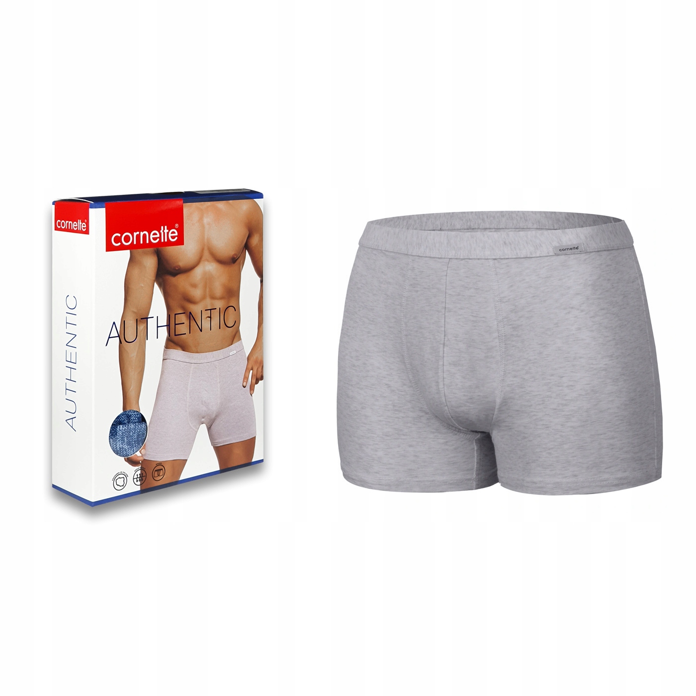 

Bokserki Cornette Authentic Mini szary XXL