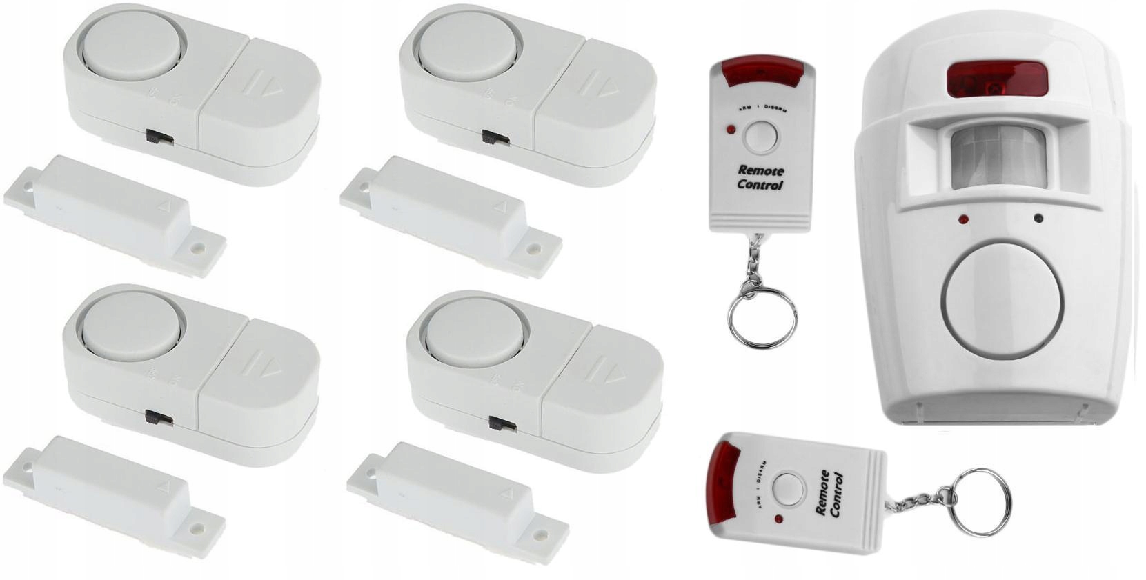 Externí senzor pohybu Alarm Ochrana proti krádeži Dálkové ovládání 0A