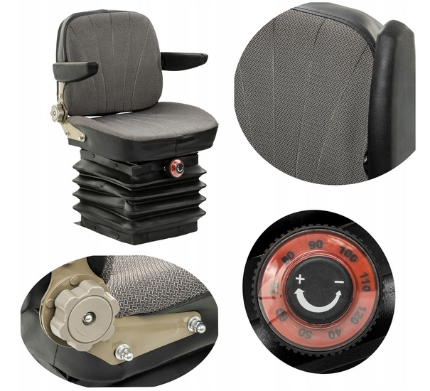 Agro-Mar Sedadlo Křeslo S Područkou Nastavitelné Mtz 82 Belarus