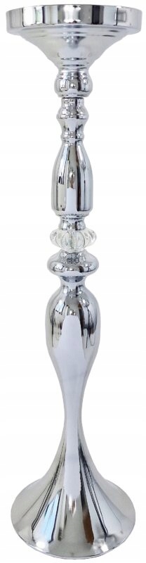 Postument Květinový Stojan Na Květiny 66 cm Stříbrný BC2619M