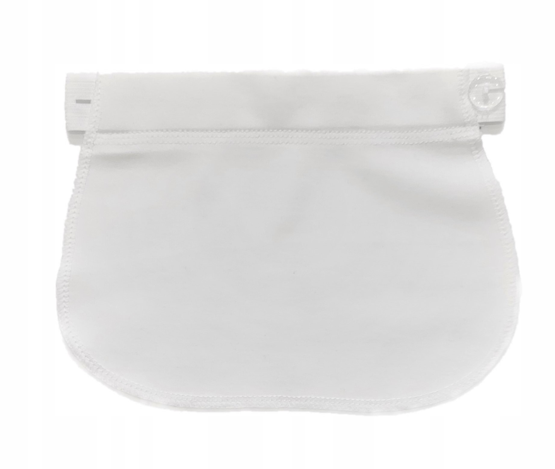 Zvětšíte si pásek Prodlužovací ke kalhotám Kraťasy těhotenské Bílé