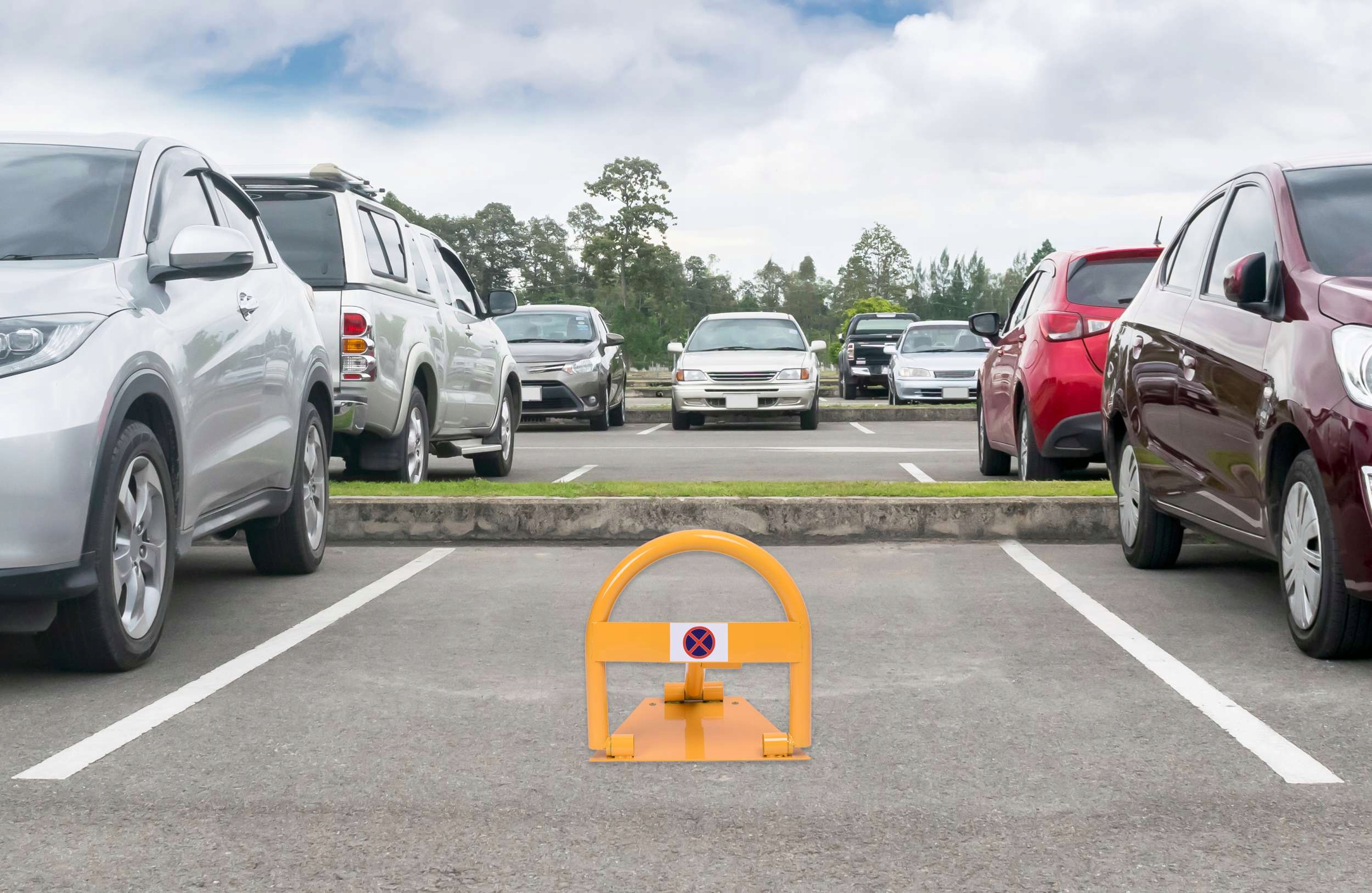 BLOKADA PARKINGOWA SKŁADANA SŁUPEK PARKINGOWY Długość 41 m