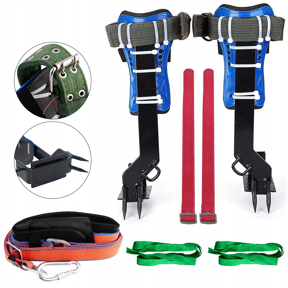 Kolce do wspinaczki na drzewa Zestaw Solidne narzędzie do wspinaczki na słu