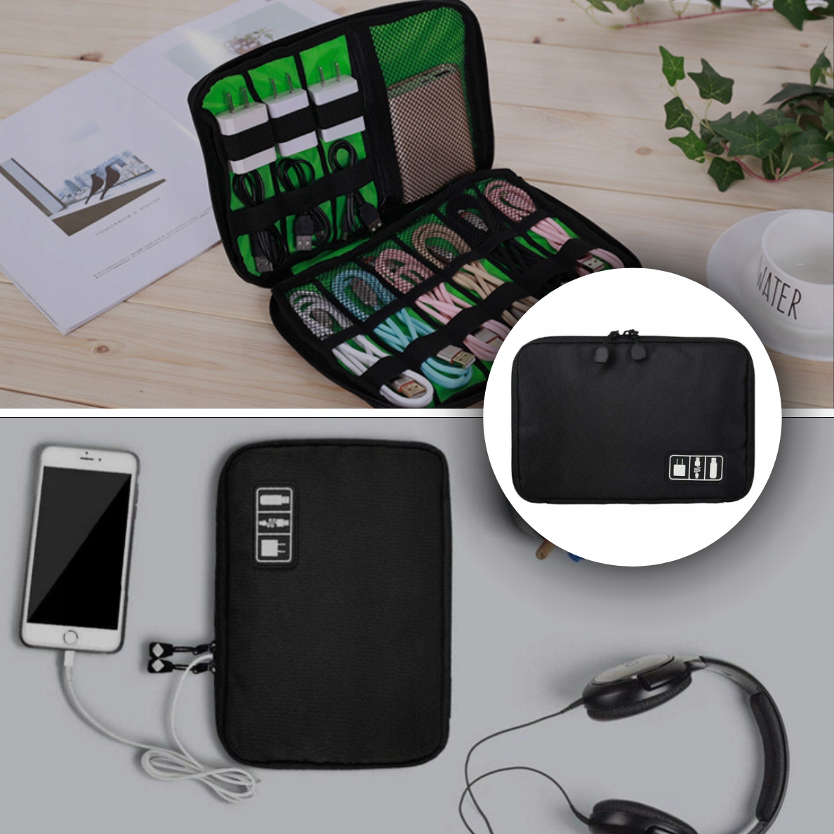 Organizer - Etui na Kable Pendrive Karty Pamięci Producent WulkancenPL