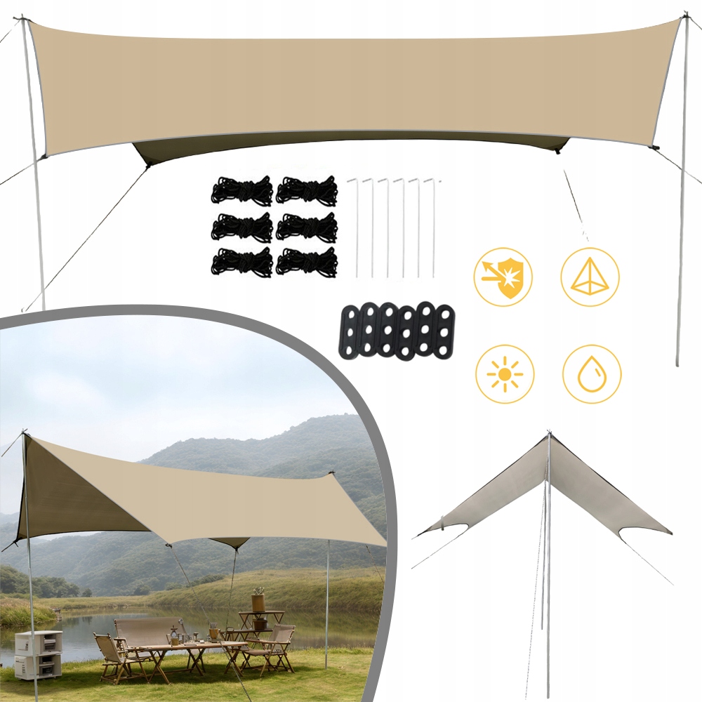 Stanová Plachta, Odolná Vůči Uv Záření, Stan Pro Kempování Na Slunci