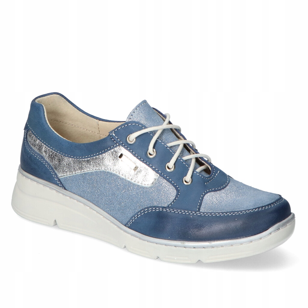 Polobotky Helios 394 Tmavě modré Semiš 39