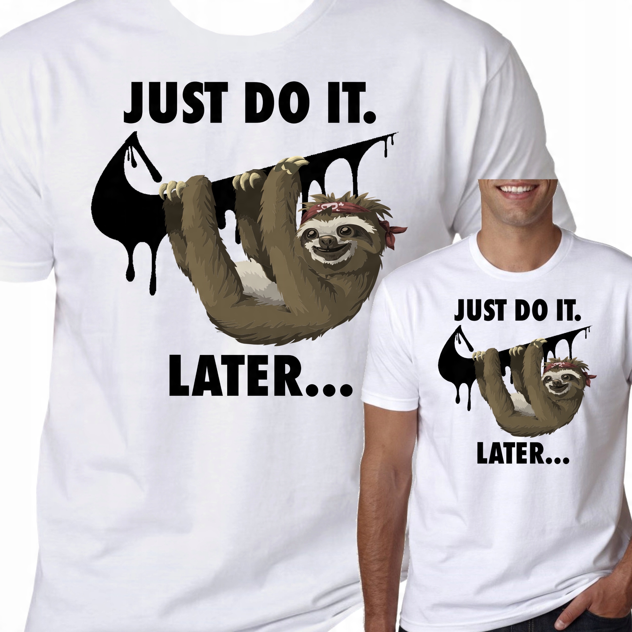 

T-Shirt Koszulka Leniwiec Just Do It XL 0781