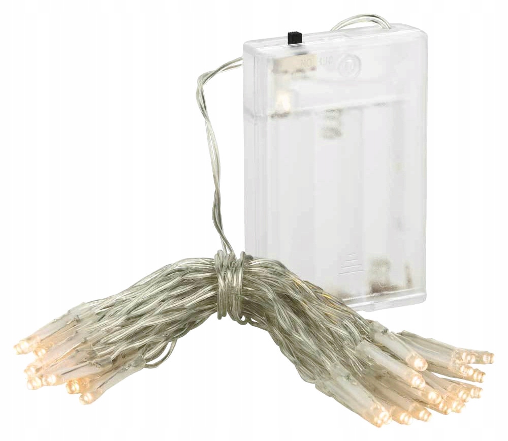 40 LED LAMPKI SOPLE DEKORACYJNE CHOINKOWE DRUCIK