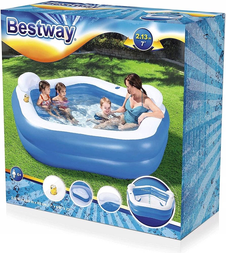 

Bestway Basen dmuchany Spa 213X207X69 B54153