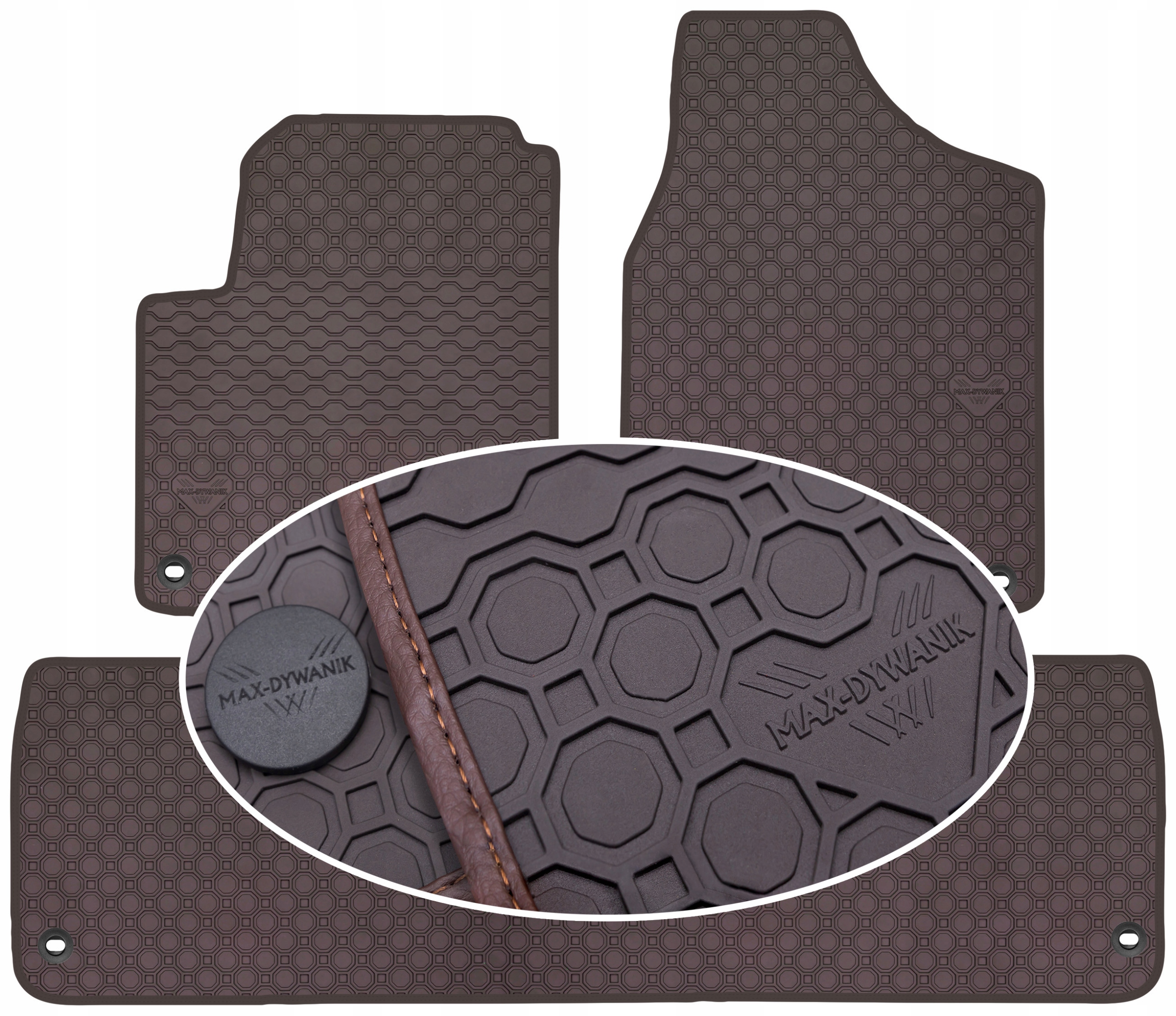 Ford Galaxy I 5os 1995-2006 Koberce Hnedé