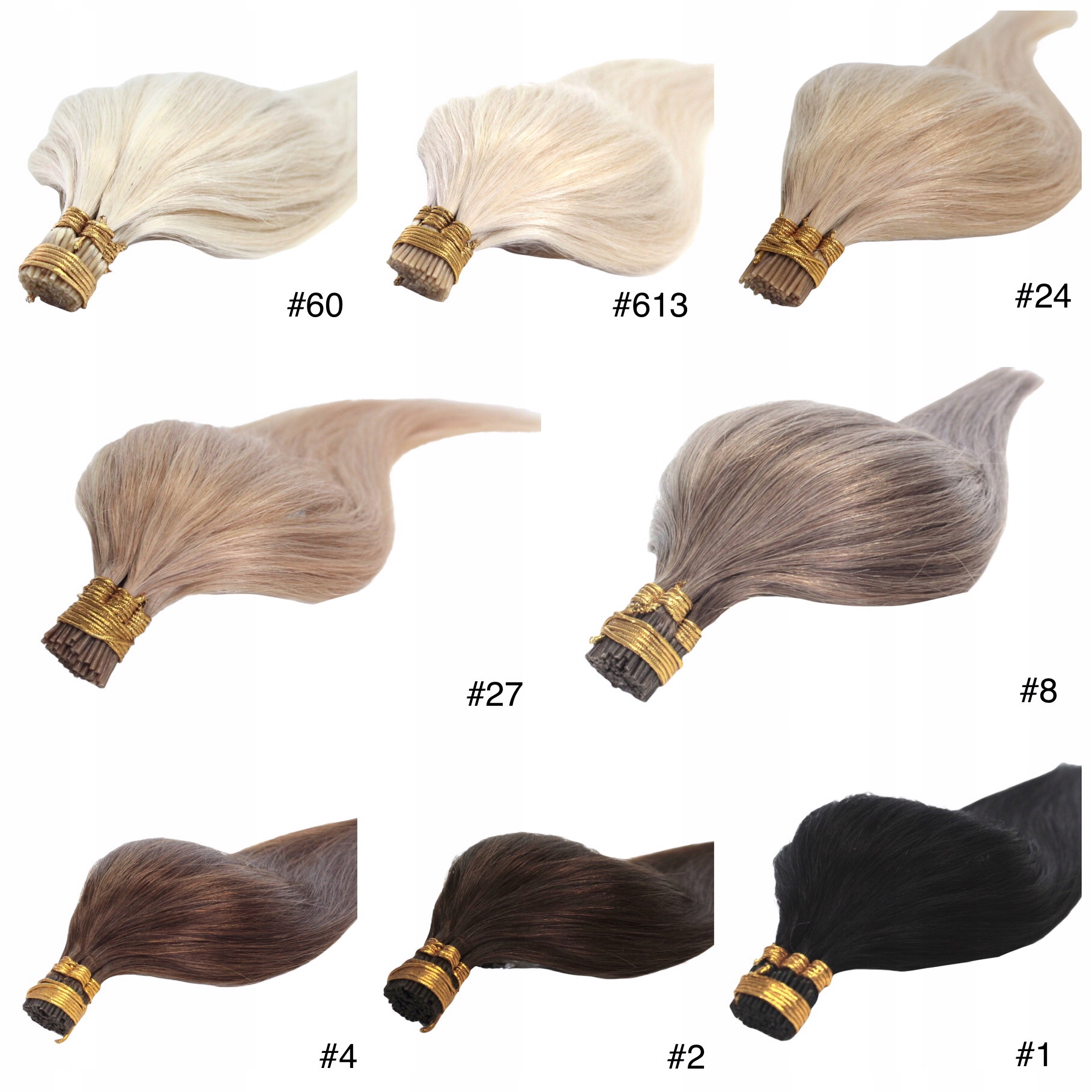 100/55CM REMY PASEMKA NA RINGI WŁOSY NATURALNE #24 Marka Movito