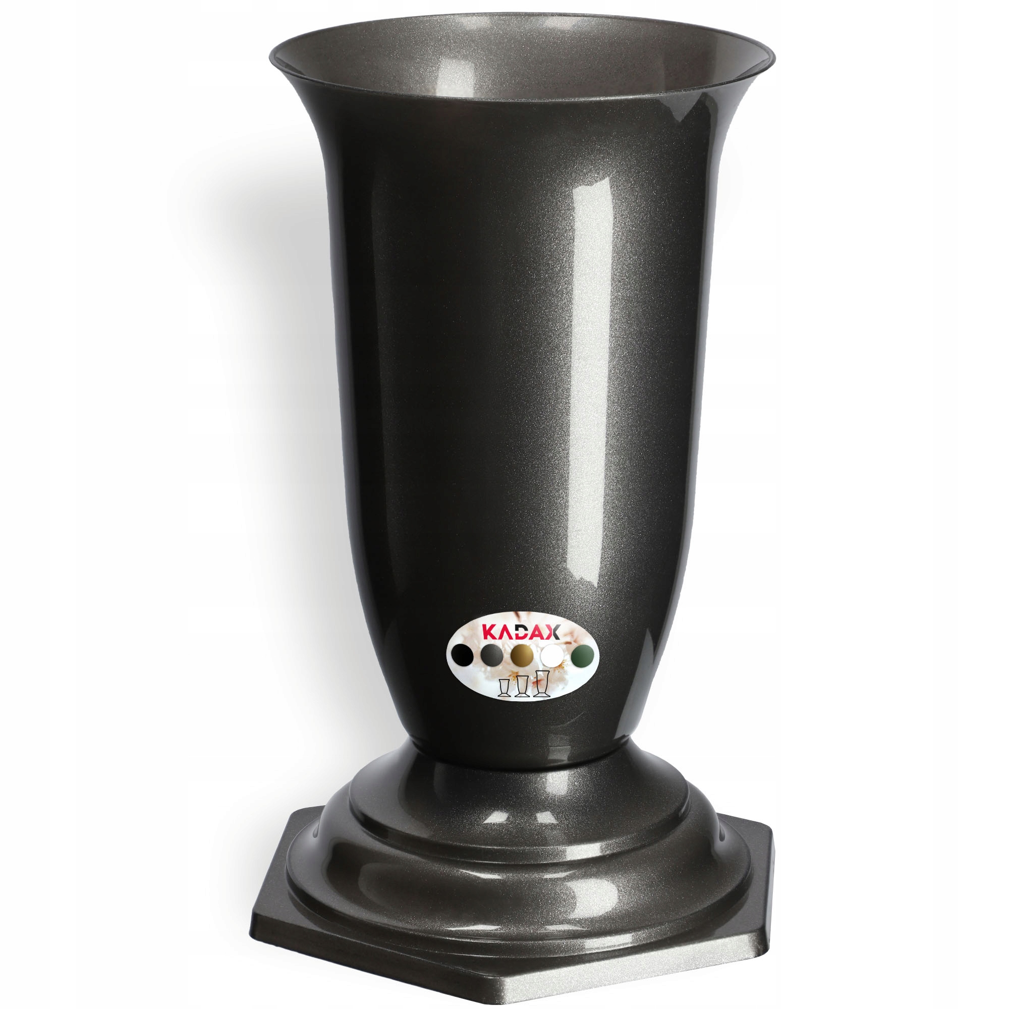 

Wazon Flakon Na Cmentarz Grób Nagrobek Grafit 29cm