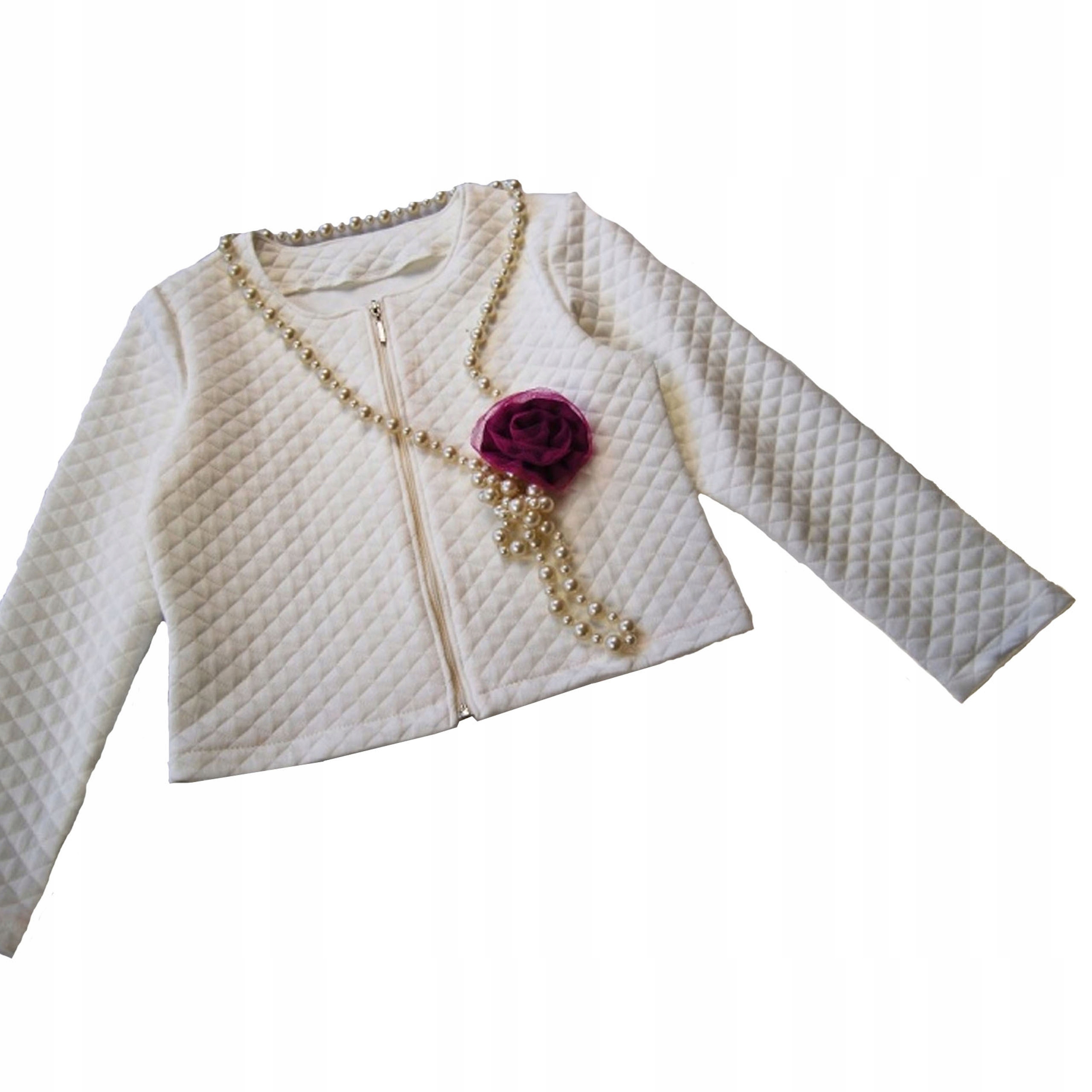 BOLERKO PIKOWANE ŻAKIET MARYNARKA WDZIANKO 110