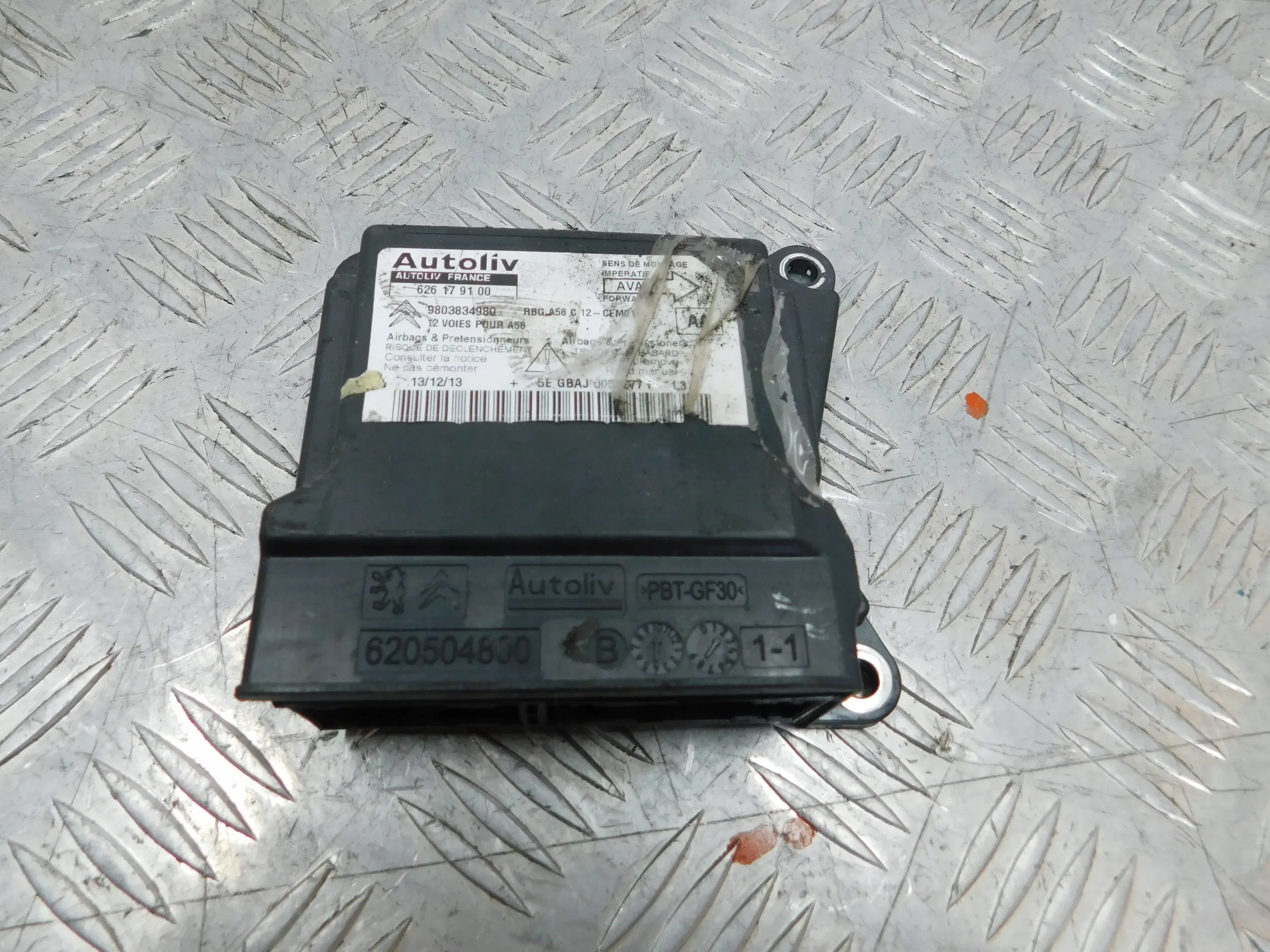 SENSOR AIRBAG CITROEN C3 PICASSO 9803834980