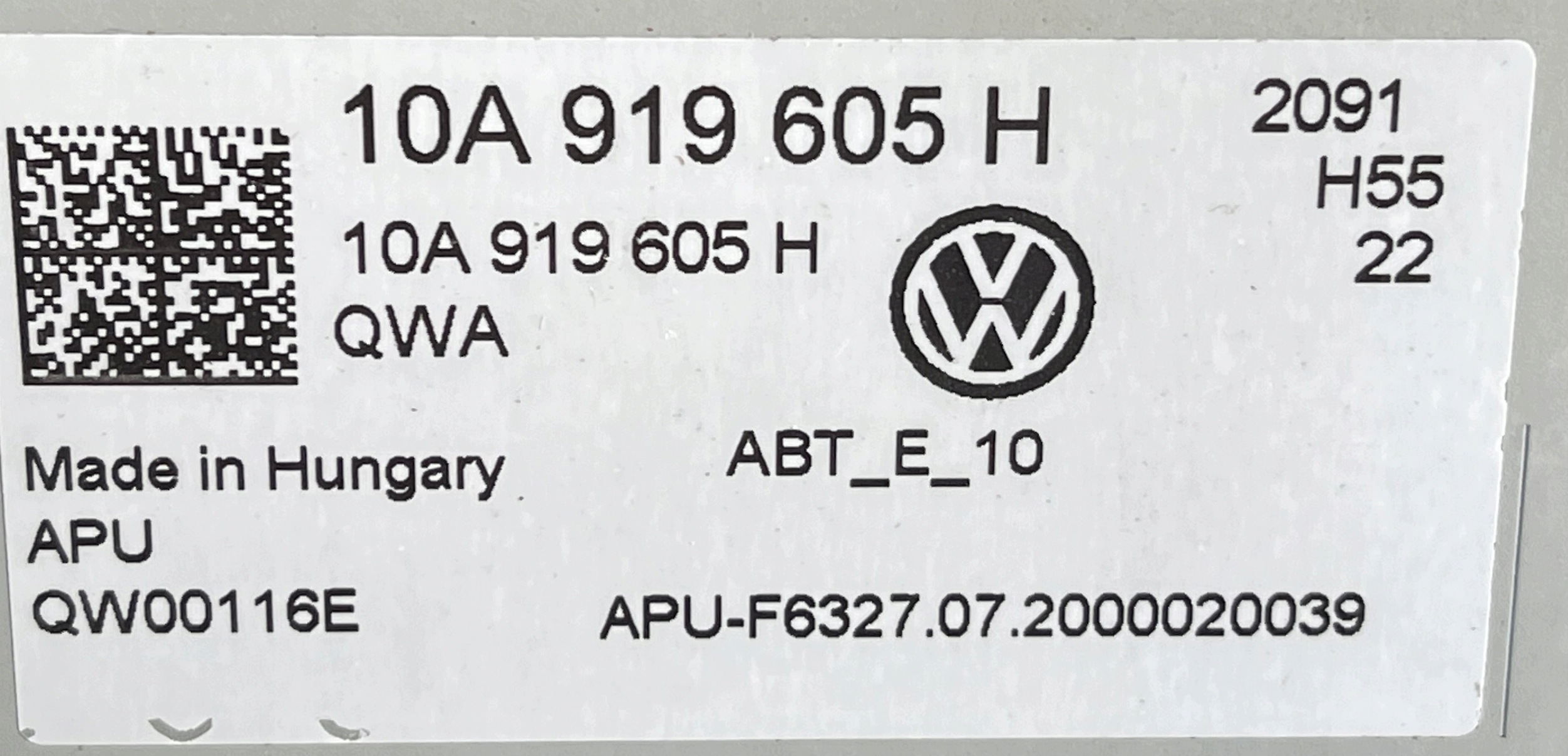 58A VW ID3 ID4 ID.3 ID.4 display navigation devices 10A919605H