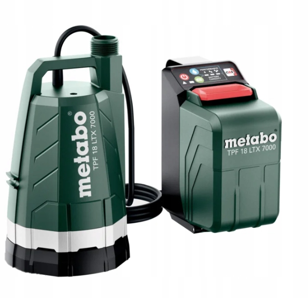 Metabo Tpf 18 Ltx 7000 Akumulátorová ponorná pumpa