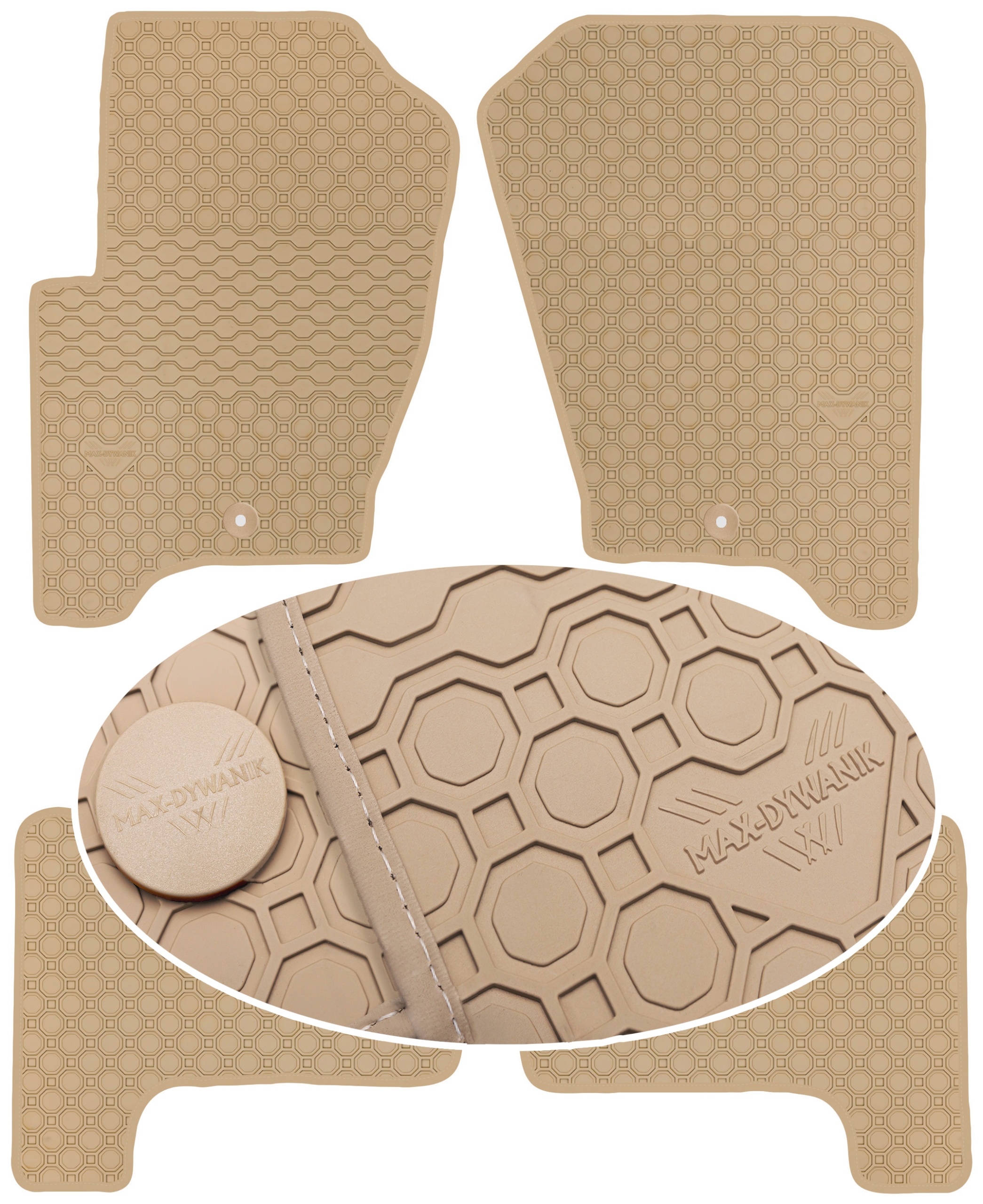 Range Rover Sport I 2006-2012 Koberce Béžové