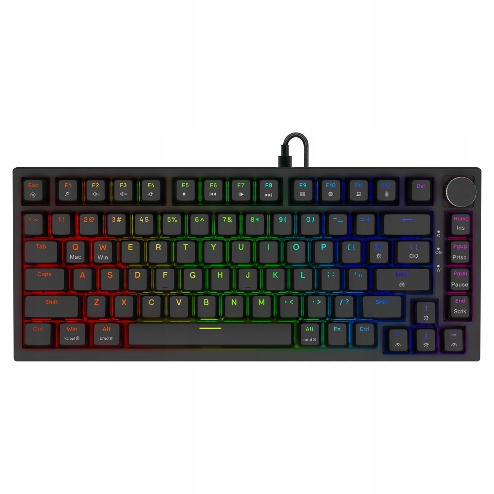 Savio Magnetická klávesnice Astral Black Outemu White jade Rgb