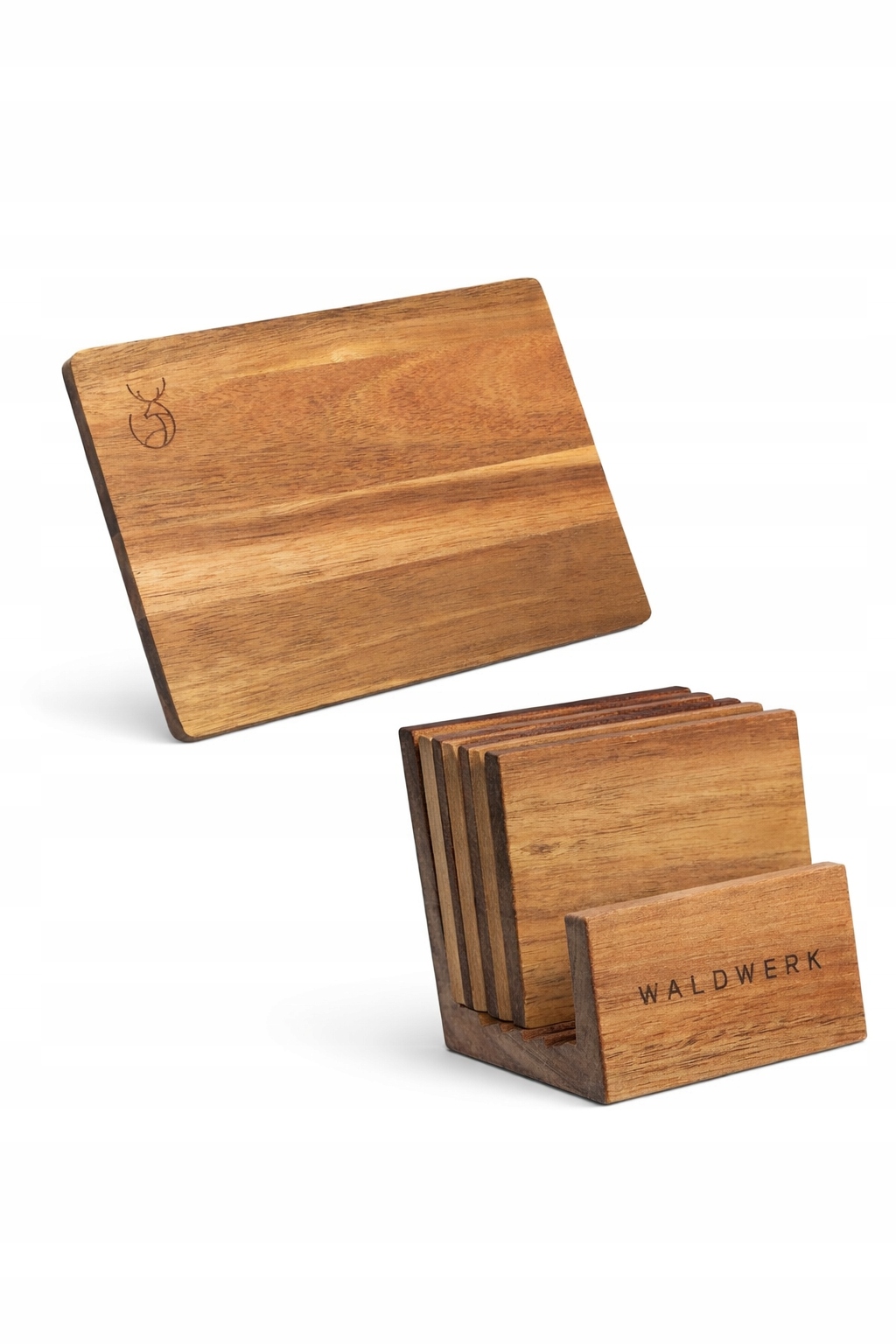 Sada Dosiek Waldwerk Akáciové Drevo 5 Ks Kuchynský Stojan Premium Eco XL