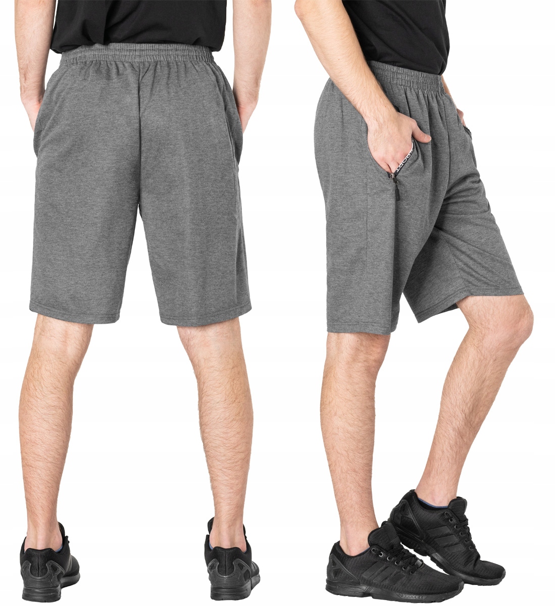 

Krótkie Spodenki Dresowe Szorty Męskie 6383-1 4XL