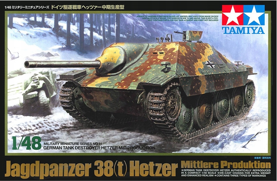 1:48 Tamiya 32511 Jagdpanzer 38(t) Hetzer Mid Production