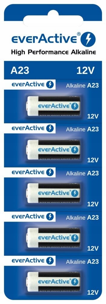 Everactive Baterie Alkaliczne A23 12V, Blister 5 Szt. 23A5BL