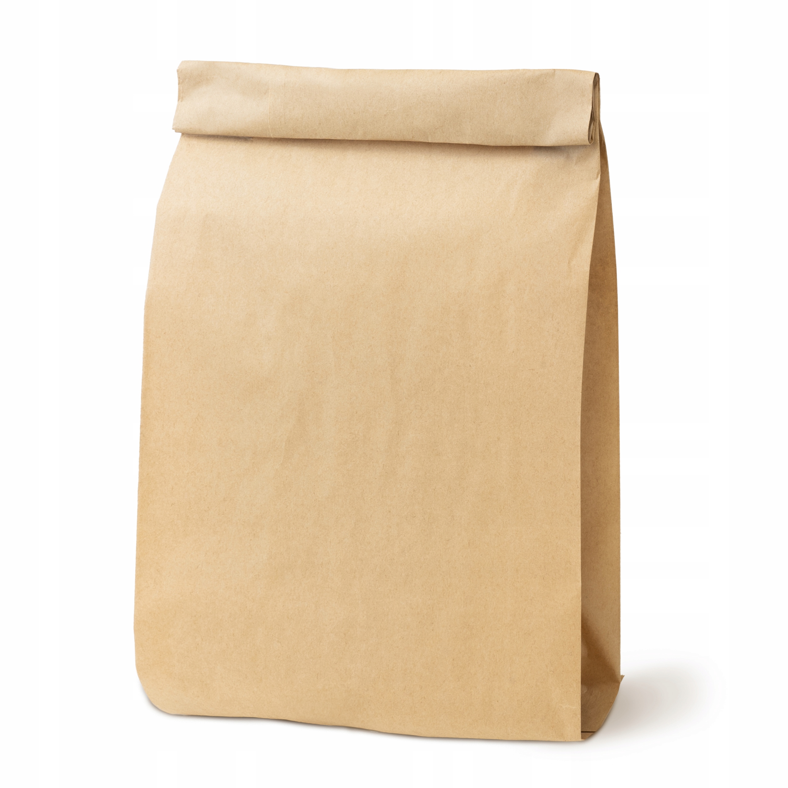 Zestaw 1000 szt. Torba Spożywcza Fałdowa 18x8x34 cm na Śniadanie na Kanapki