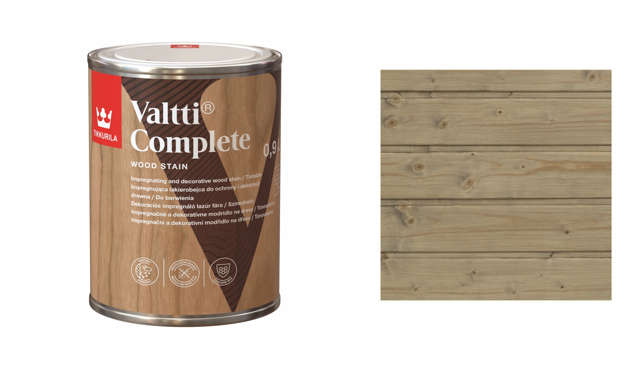 Tikkurila Valtti Complete 0,9L 215A Bushel Rozpouštědlový Lakový Nátěr