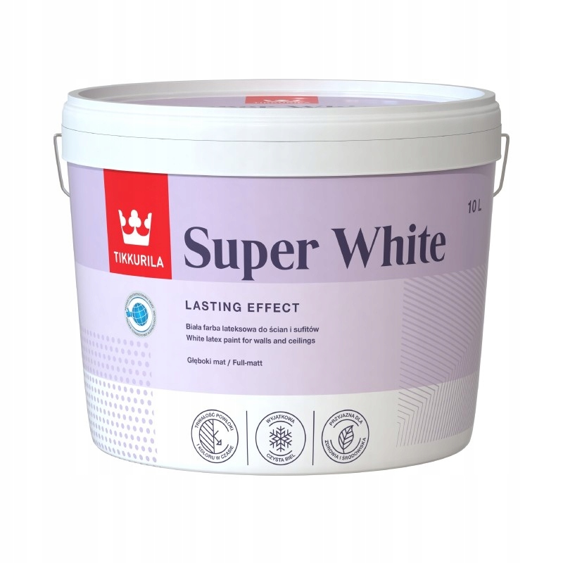 Tikkurila White 10L Bílá Barva Latexová