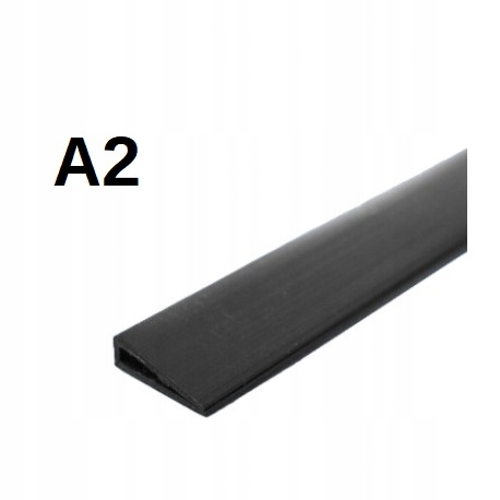

Listwy V do plakatu A2 z haczykami, czarne 42 cm