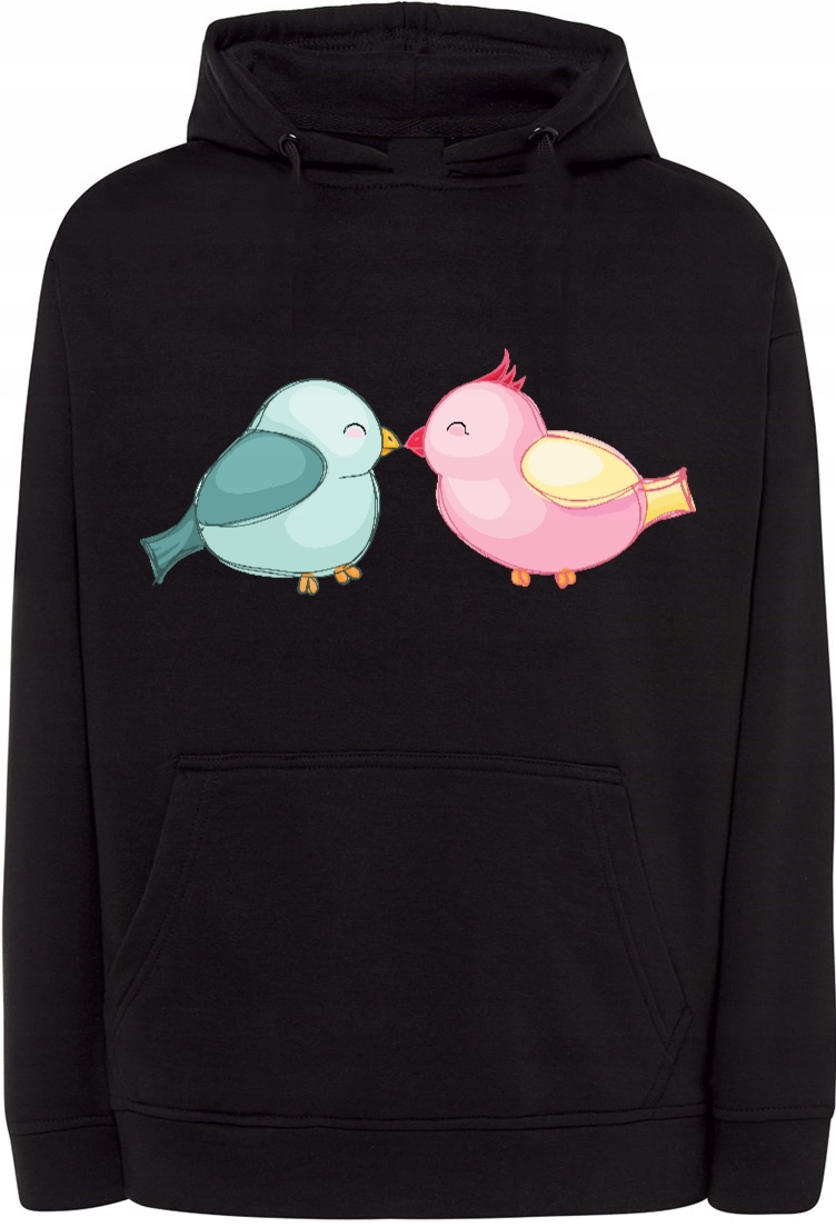 Valentýnská Mikina s potiskem Holubky Láska r.XL