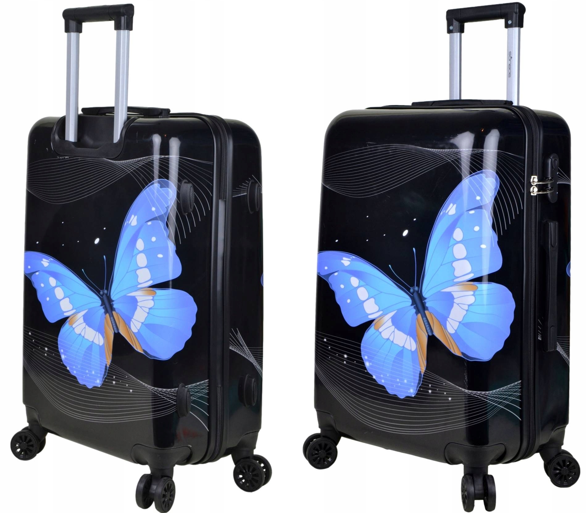 Średnia walizka podróżna SunBag model Noctis Blue 60 l