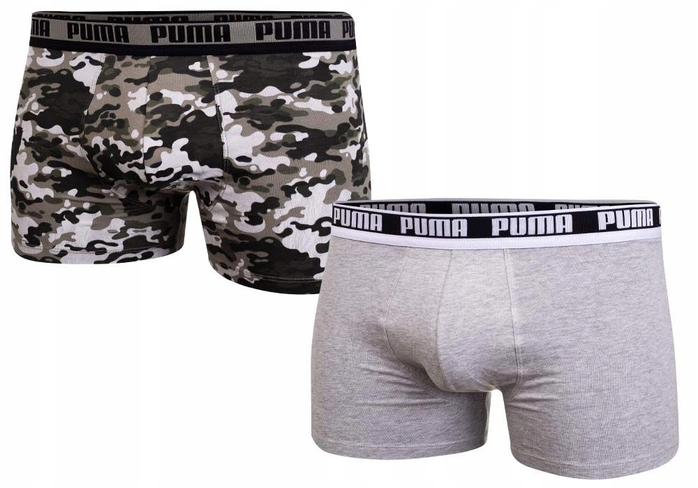 

Puma Bokserki Męskie Boxers 2P Green/grey Roz: M