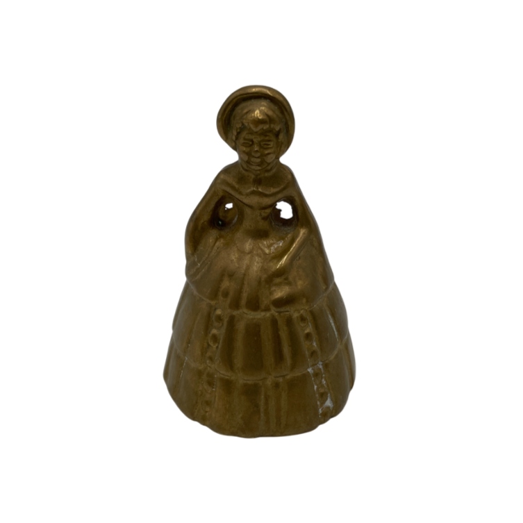 Mosiężny dzwonek wiktoriańska dama