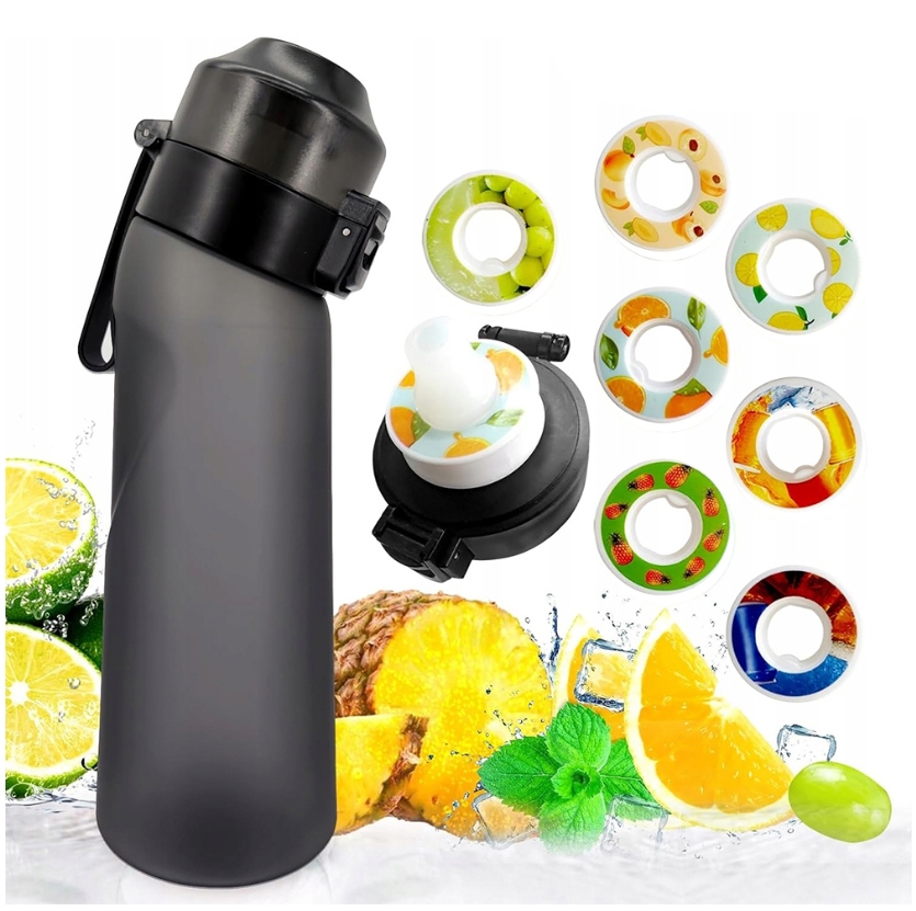 Smakowa Butelka na wodę 650 ml z 7 Kapsułkami Bez Cukru i Kalorii