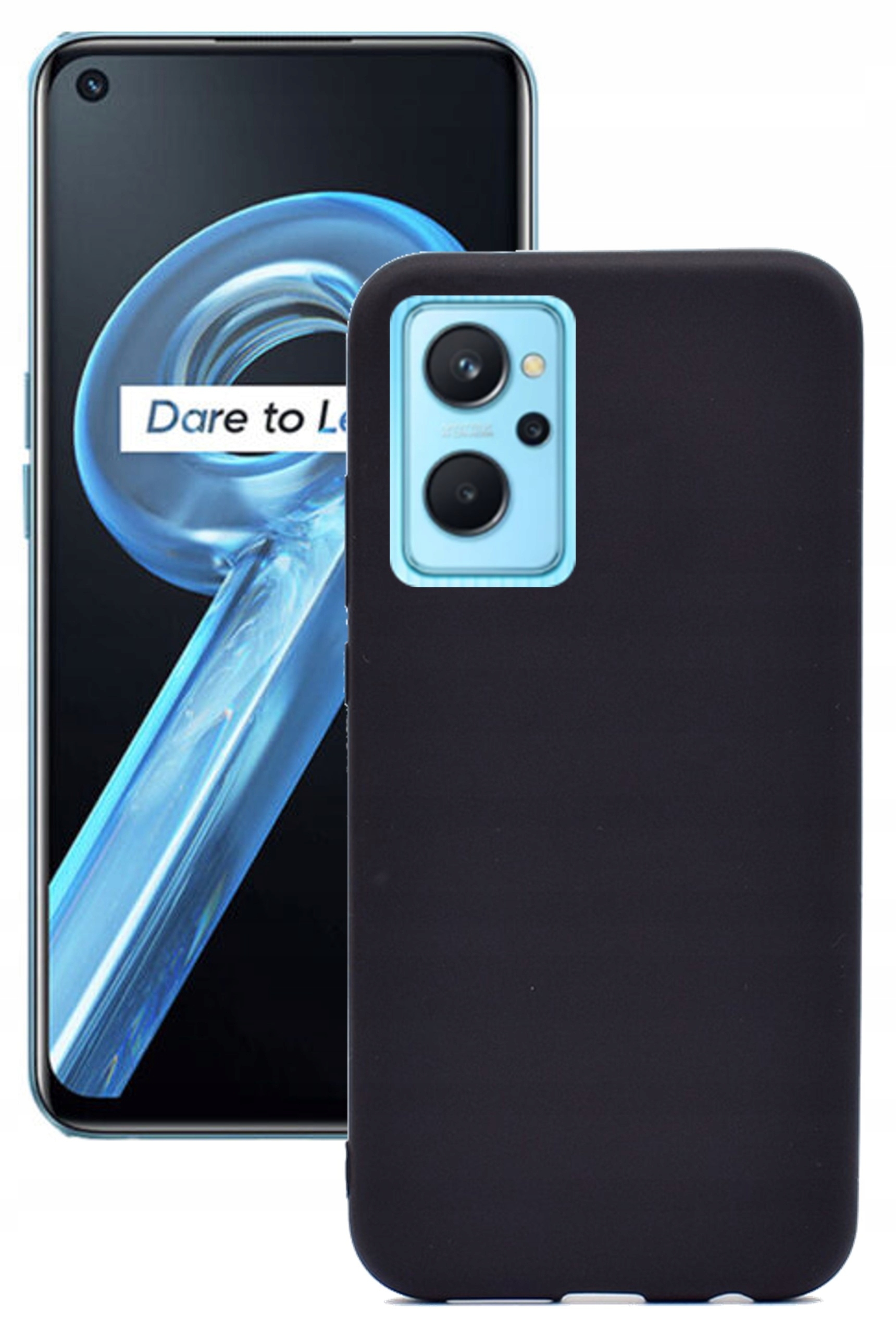 Etui plecki matowe czarne matt case do Realme 9i